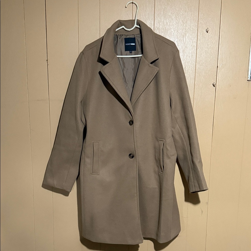 Fashion Nova Overcoat for Women - Picture 13 of 14